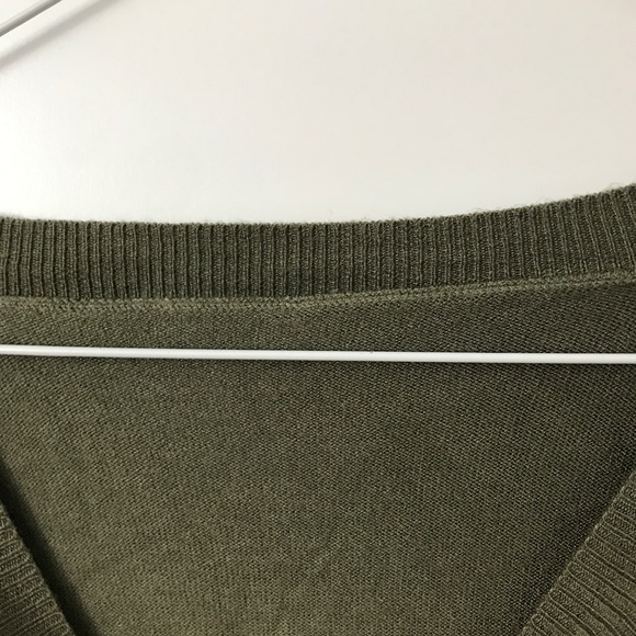 Khaki Green Long Sleeve Sweatshirt - Picture 7 of 11